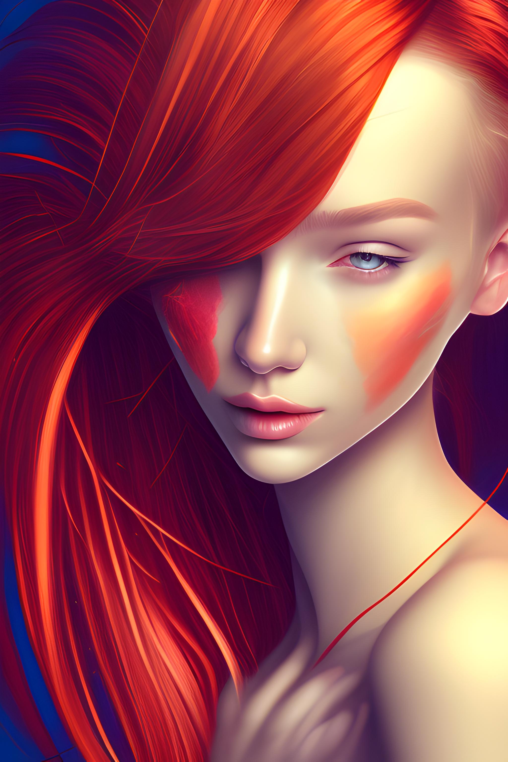 Girl With Hair Over Face Wallpapersai 